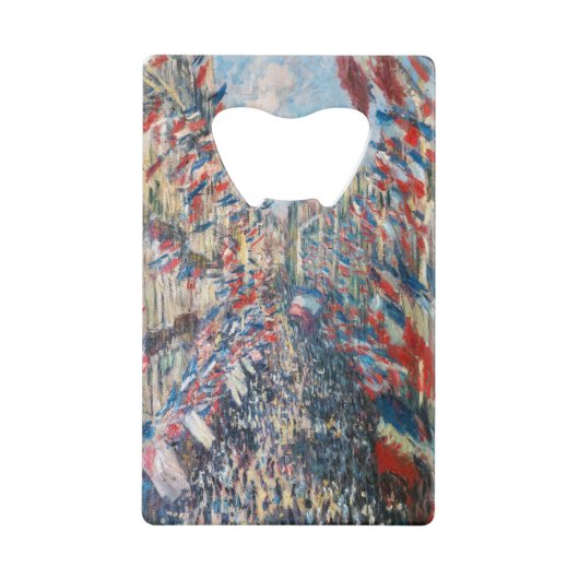 クロードモネ – ラルーモントルグイユ – パリ クレジットカード栓抜き (正面)