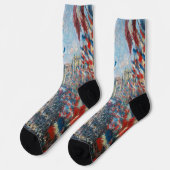 クロードモネ – ラルーモントルグイユ – パリ ソックス (左)