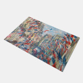 クロードモネ – ラルーモントルグイユ – パリ ドアマット (アングル)