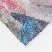 クロードモネ – ラルーモントルグイユ – パリ フリースブランケット (角)