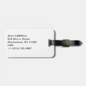 クロードモネ – ラルーモントルグイユ – パリ ラゲッジタグ (裏面横)