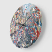 クロードモネ – ラルーモントルグイユ – パリ ラージ壁時計 (傾斜)