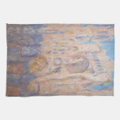 クロードモネ – ルーアン大聖堂アットサンセット キッチンタオル (横)