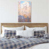 クロードモネ – ルーアン大聖堂アットサンセット キャンバスプリント (インサイチュ (寝室))