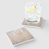 クロードモネ – ルーアン大聖堂アットサンセット ストーンコースター (横)