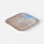 クロードモネ – ルーアン大聖堂アットサンセット ペーパープレート (傾斜あり)