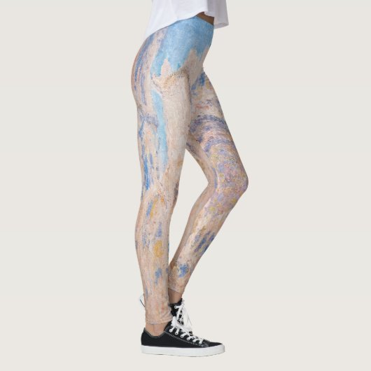 クロードモネ – ルーアン大聖堂アットサンセット レギンス (右)