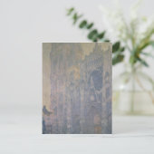 クロードモネ |ルーアン大聖堂、白の調和 ポストカード (スタンド正面)