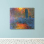 クロードモネ – 下院 キャンバスプリント (インサイチュ (ウッドフロア))