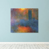 クロードモネ – 下院 キャンバスプリント (インサイチュ (ウッドフロア))