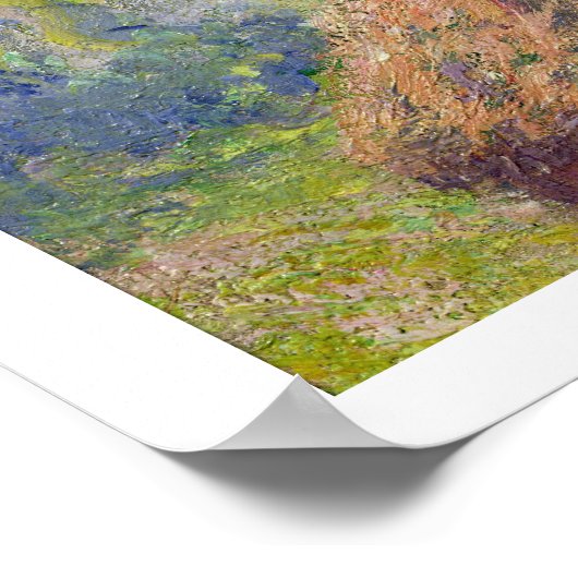 クロードモネ 夏の終わり、Gibern ポスター (角)