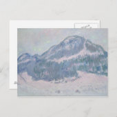 クロードモネ |山コルサス，ノルウェー， 1895 ポストカード (正面/裏面)