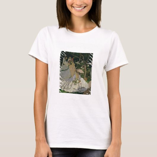 クロードモネ |庭の女性 Tシャツ (正面)
