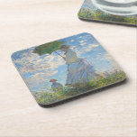 クロードモネ |日傘を持つ女性 コースター<br><div class="desc">パラソル女性 – マダム・モネとその息子1875年(油)|Claude Monet著 |アートの場所：ワシントンDC芸術ギャラリー|アーティフランスのスト |イメージコレクション番号：XOS741899</div>