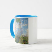 クロードモネ |日傘を持つ女性 マグカップ (正面左)