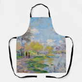 クロードモネ – 春バイザセーヌ エプロン (正面)
