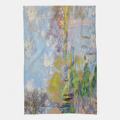 クロードモネ – 春バイザセーヌ キッチンタオル (縦)