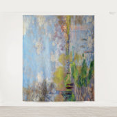クロードモネ – 春バイザセーヌ タペストリー (正面)
