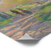 クロードモネ – 春バイザセーヌ ポスター (角)