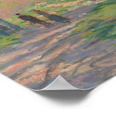 クロードモネ – 春バイザセーヌ ポスター (角)