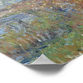 クロードモネ – 春 ポスター (角)