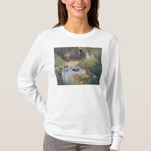クロードモネ |昼食:モネの庭アルジェントイユ Tシャツ (正面)