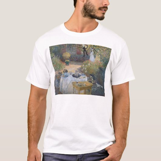 クロードモネ |昼食：モネの庭アルジェントイユ Tシャツ (正面)