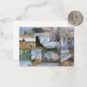 クロードモネ – 最高傑作パッチワーク ノートカード (正面/裏面インサイチュ)