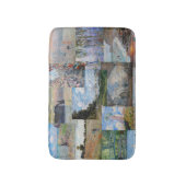 クロードモネ – 最高傑作パッチワーク バスマット (正面縦)