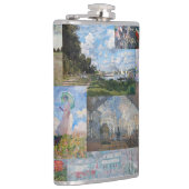 クロードモネ – 最高傑作パッチワーク フラスク (右)