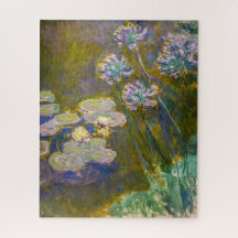 クロードモネ – 《植物》スイレンとアガパンサス