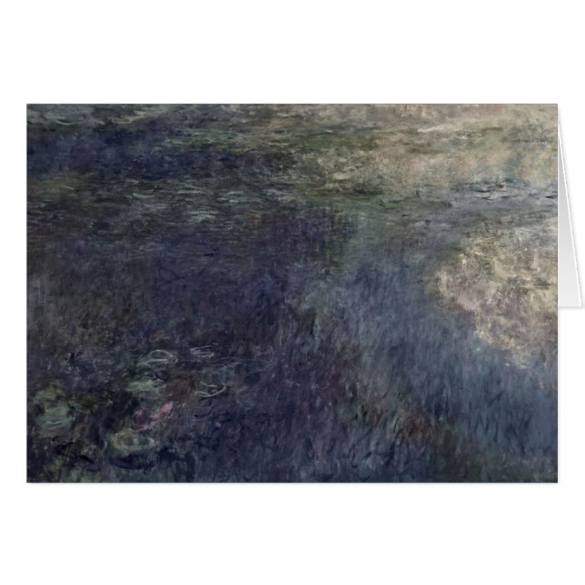 クロードモネ |《植物》スイレンザクラウド1914-18 (正面横)