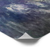 クロードモネ |《植物》スイレンザクラウド1915-26 ポスター (角)