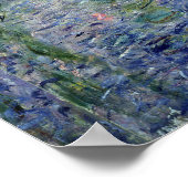 クロードモネ |《植物》スイレン泣きウィローズセンター ポスター (角)