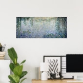 クロードモネ |《植物》スイレン泣きウィローズセンター ポスター (ホームオフィス)