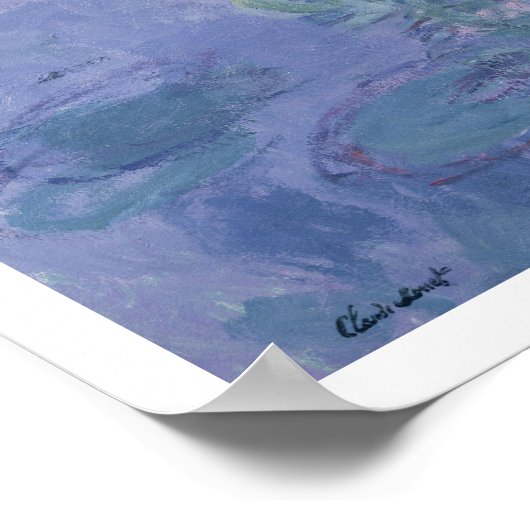 クロードモネ |《植物》スイレン ポスター (角)