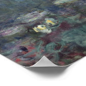 クロードモネ |《植物》スイレン：緑の反射 ポスター (角)