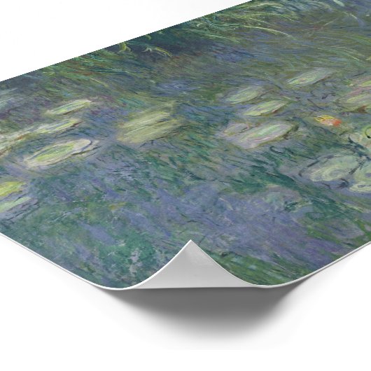 クロードモネ |《植物》スイレン: 1914年01月18日 ポスター (角)