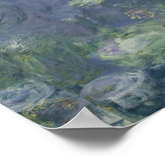 クロードモネ |《植物》スイレン: 1914年01月18日 ポスター (角)