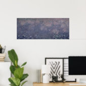 クロードモネ |《植物》スイレン: 2つの嘆く柳 ポスター (ホームオフィス)