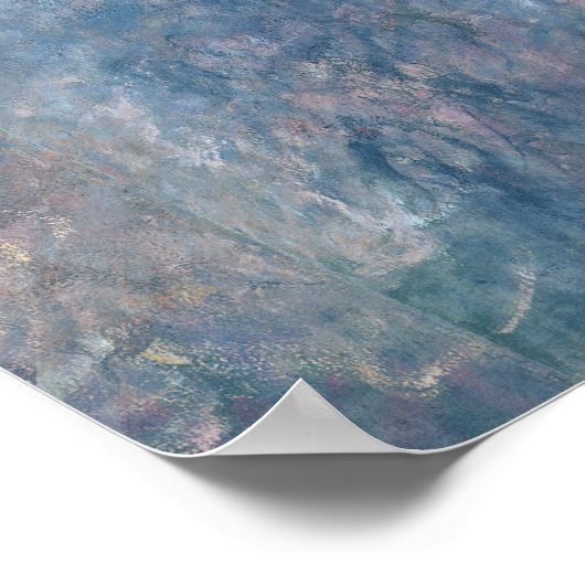 クロードモネ |《植物》スイレン: Weeping Willows, 1914 ポスター (角)