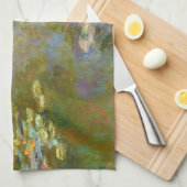 クロードモネ – 水のリリーポンド1917 キッチンタオル (四つ折り)