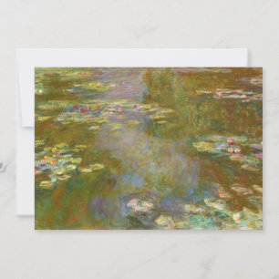 クロードモネ – 水のリリーポンド1917 サンキューカード