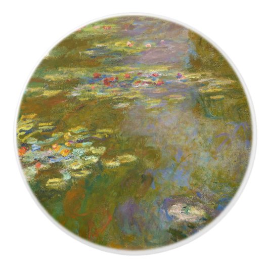 クロードモネ – 水のリリーポンド1917 セラミックノブ (正面)