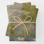 クロードモネ – 水のリリーポンド1917 ラッピングペーパーシート (インサイチュ)