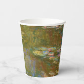 クロードモネ – 水のリリーポンド1917 紙コップ (裏面)