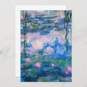 クロードモネ – 水リリー1919年 招待状 (正面/裏面)