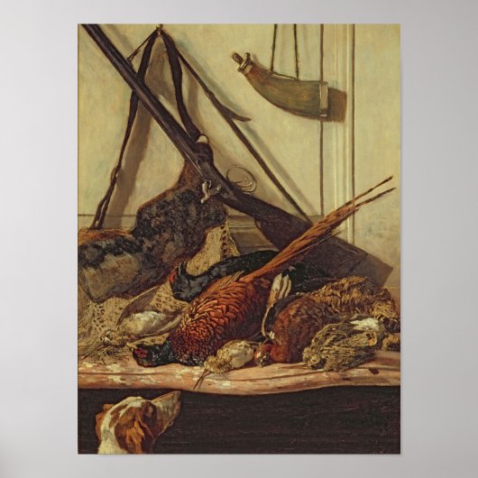 クロードモネ |狩りトロフィー， 1862 ポスター (正面)