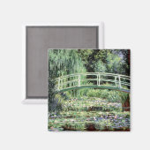 クロードモネ |白色《植物》スイレン, 1899 マグネット (正面/裏面)