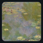 クロードモネ |睡蓮， 1919 スクエアシール<br><div class="desc">Water Lilies,  1919 by Claude Monet � Bridgeman Images</div>
